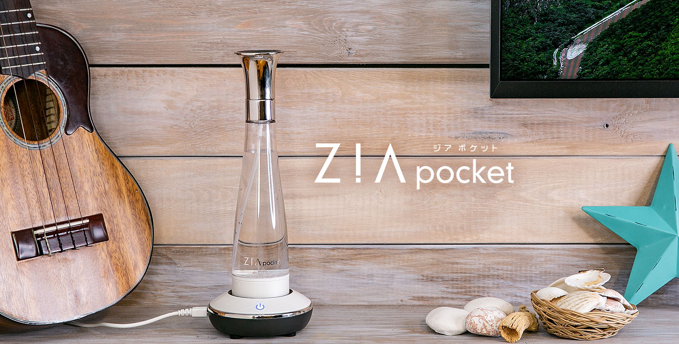 【FLAX】水と塩で作る次亜塩素酸生成器「ZiA Pocket」