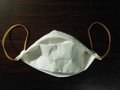 【紙マスクの簡単な作り方】クッキングペーパーで、すぐに作れる簡易マスク